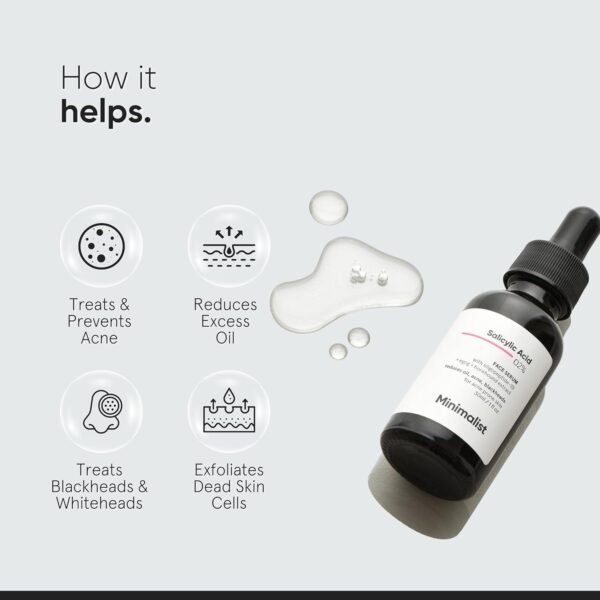 Minimalist 2% Salicylic Acid Face Serum (30ml) - Image 5